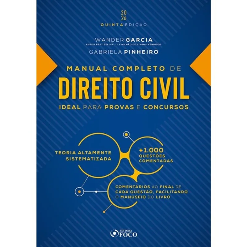 MANUAL COMPLETO DE DIREITO CIVIL 5ª ED - 2026