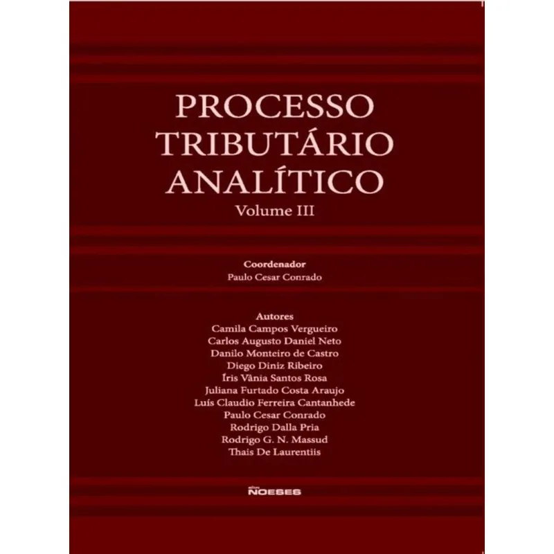 PROCESSO TRIBUTÁRIO ANALÍTICO - VOL. 3