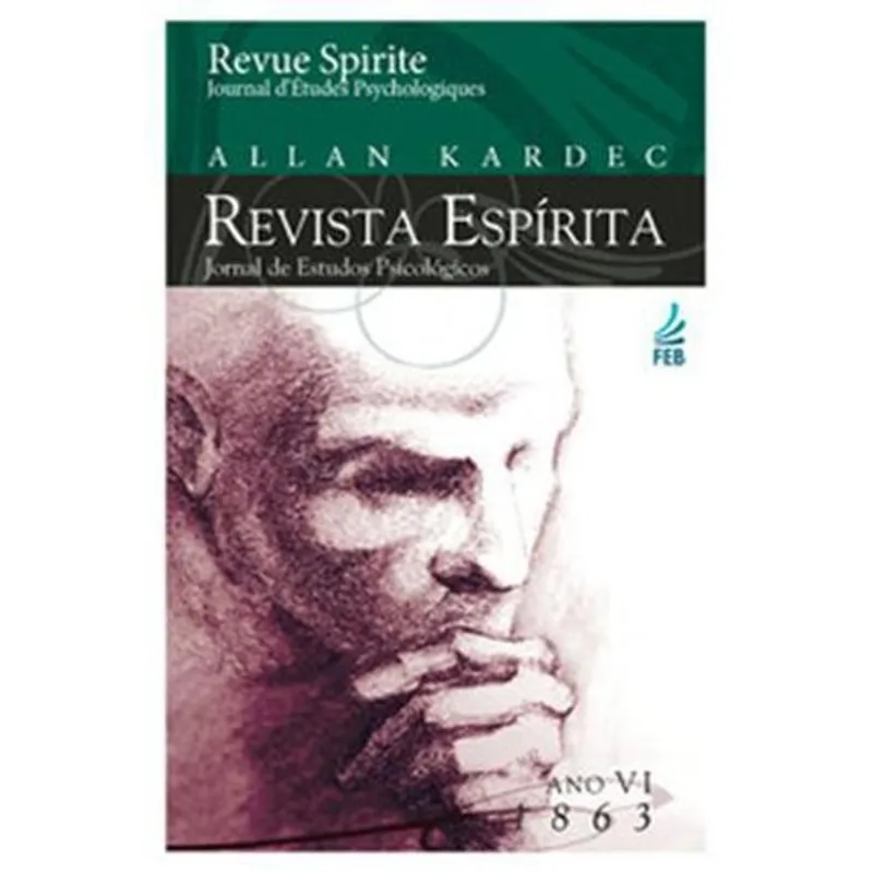Livro Revista Espírita: Ano Sexto: 1863 Feb Editora (MP)