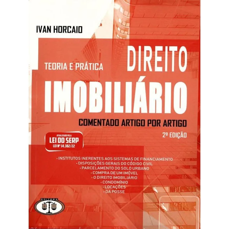 DIREITO IMOBILIÁRIO COMENTADO ARTIGO POR ARTIGO - 2023