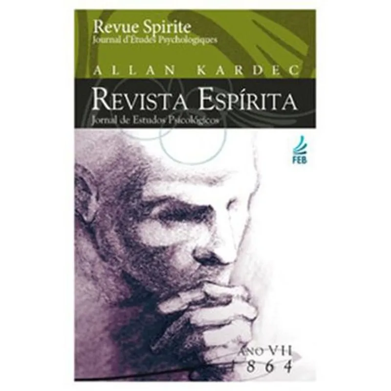Livro Revista Espírita: Ano Sétimo: 1864 Feb Editora (MP)