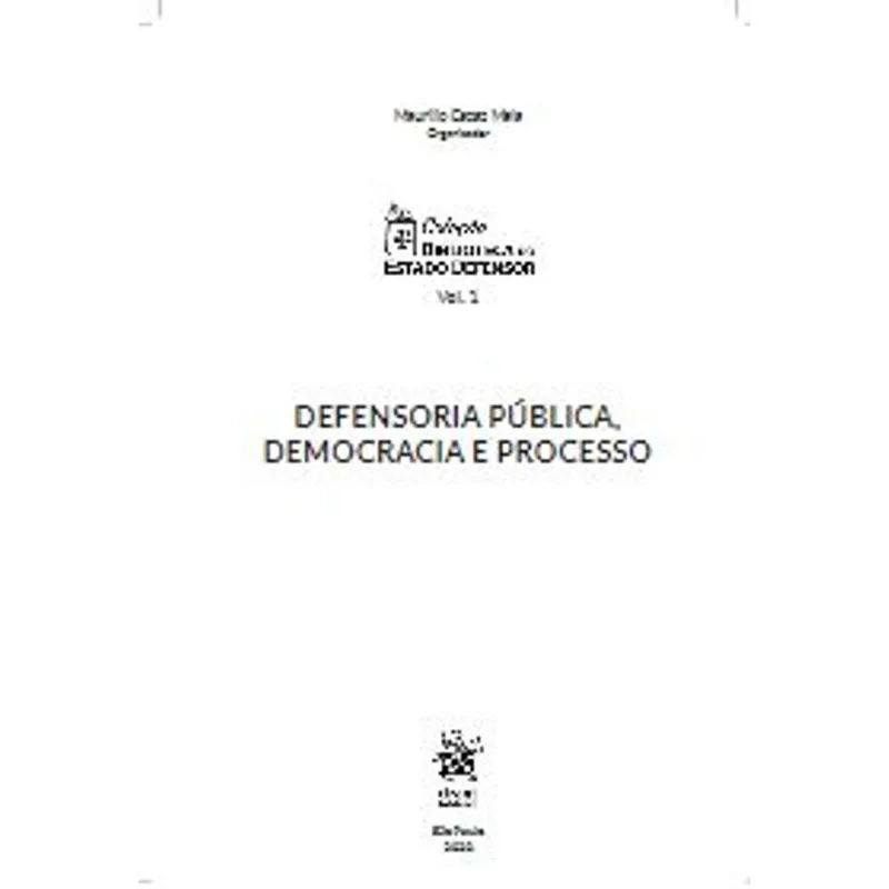 DEFENSORIA PÚBLICA, DEMOCRACIA E PROCESSO - 2020 - VOL. 1