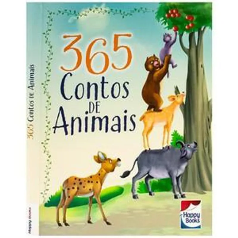 Livro 365 Contos De Animais Happy Books (MP)