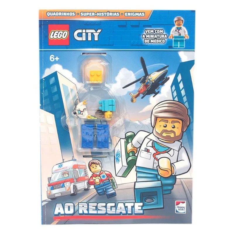 Livro Infantil - Lego City - Ao Resgate - Happy Books