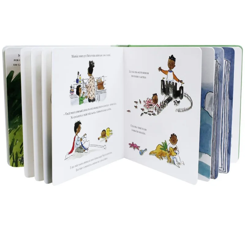 Livro Infantil - Nico e o Bebê Nada Bonzinho - Muita Calma Nessa Hora! - Happy Books