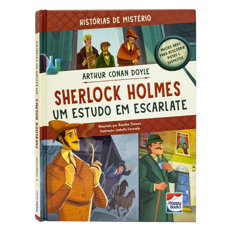 Histórias De Mistério: Sherlock Holmes - Um Estudo Em Escarlate