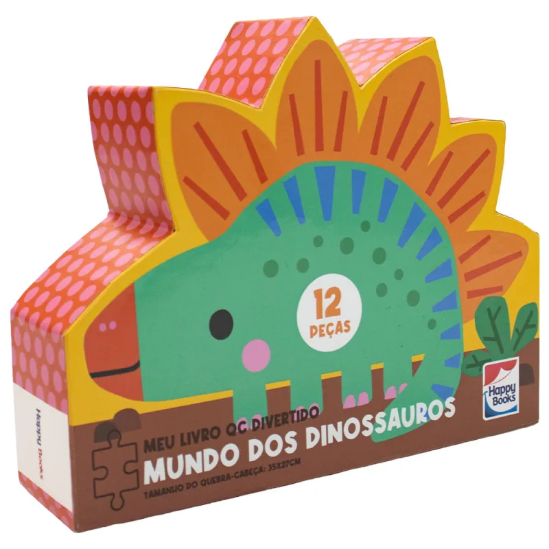 Meu Livro Quebra-Cabeça Divertido Mundo Dos Dinossauros - LC - Livros