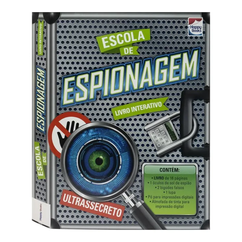 Livro Interativo: Escola De Espionagem - LC - Livros