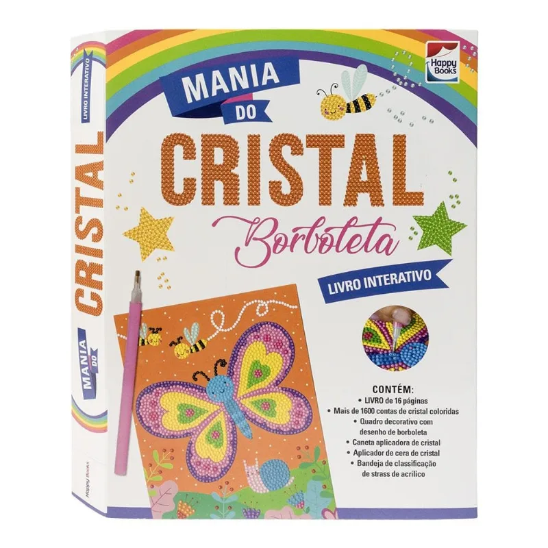 Livro Interativo: Mania Do Cristal Borboleta