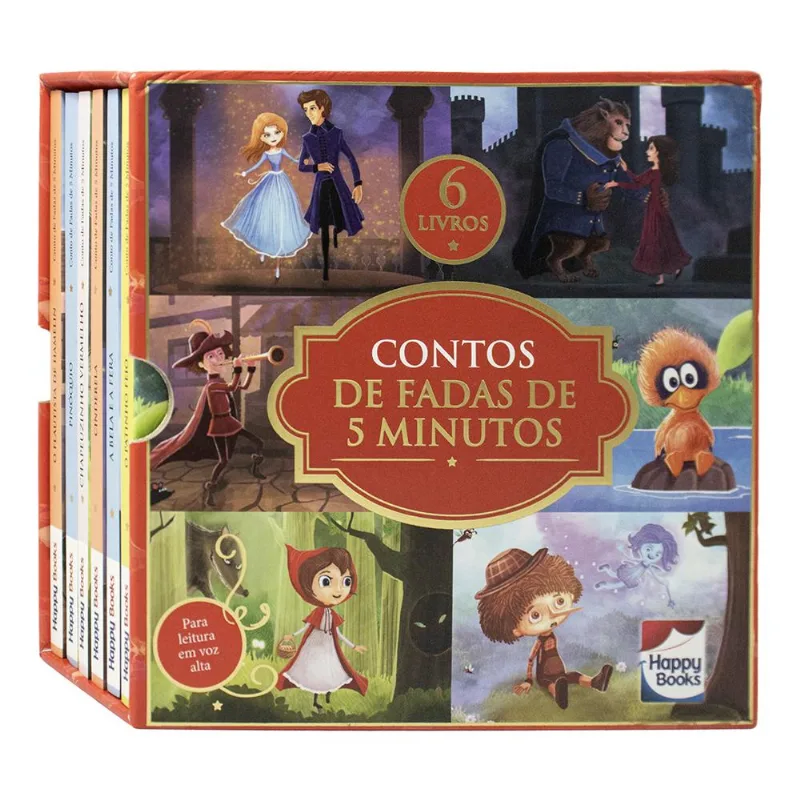 Box Contos De Fadas De 5 Minutos (6 Títulos)