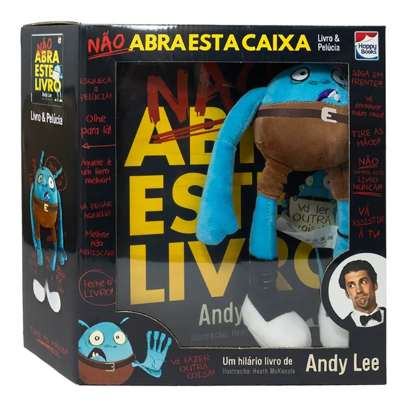 Box Não Abra Esta Caixa Com Pelúcia Happy Books