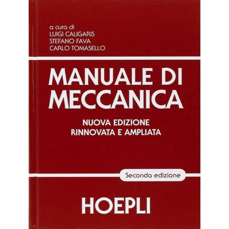 MANUALE DI MECCANICA
