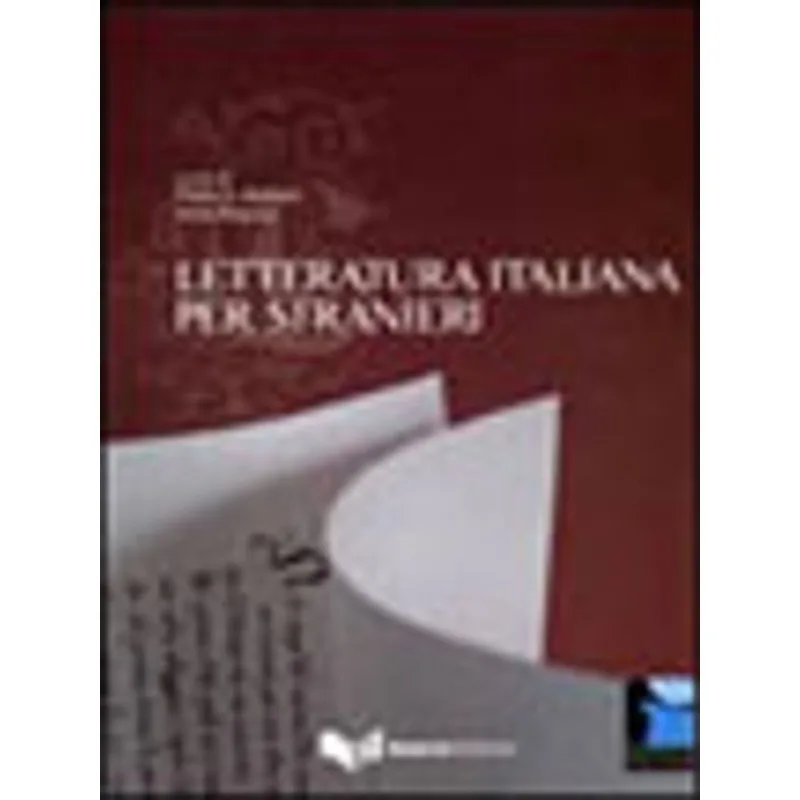LETTERATURA ITALIANA PER STRANIERI