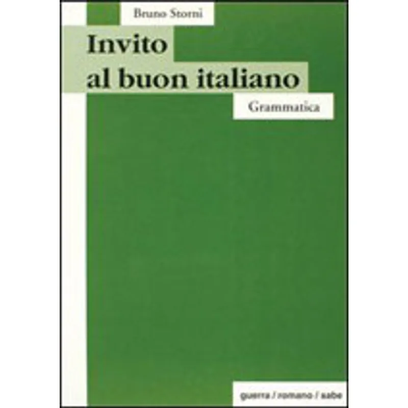 INVITO AL BUON ITALIANO - GRAMMATICA - TESTO