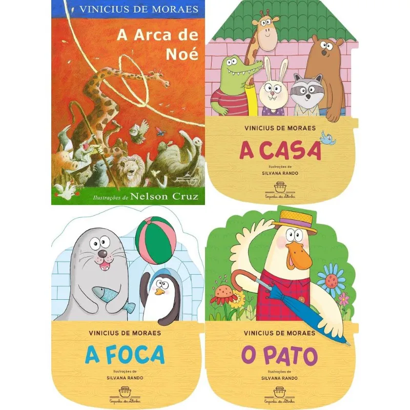 Coleção A Arca De Noé + A Casa + A Foca + O Pato