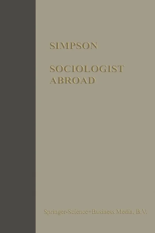 Sociologist Abroad - Não Informado - Livros