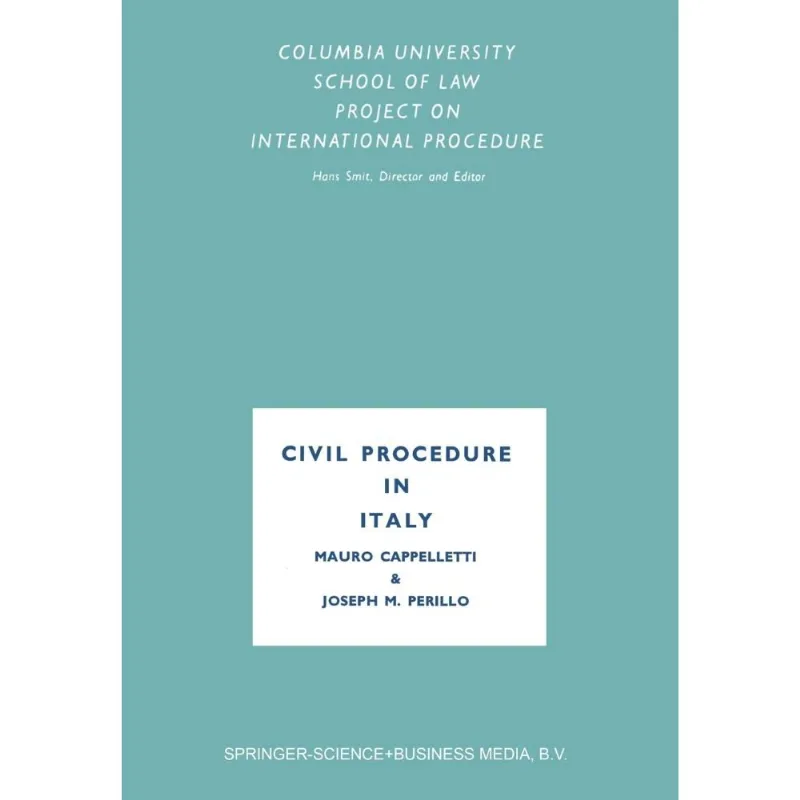 Civil Procedure in Italy