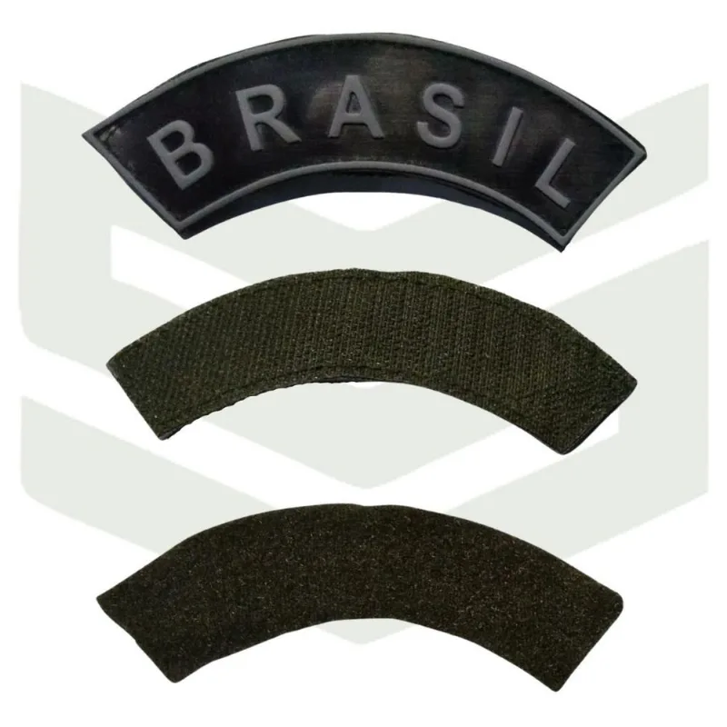 Emborrachado Manicaca Brasil Preto E Branco Exer Cito