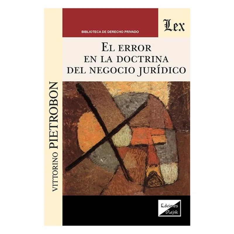 ERROR EN LA DOCTRINA DEL NEGOCIO JURÍDICO