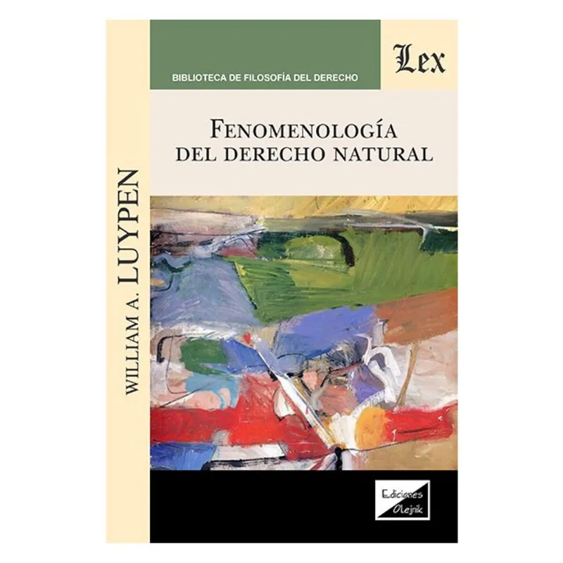 FENOMENOLOGIA DEL DERECHO NATURAL