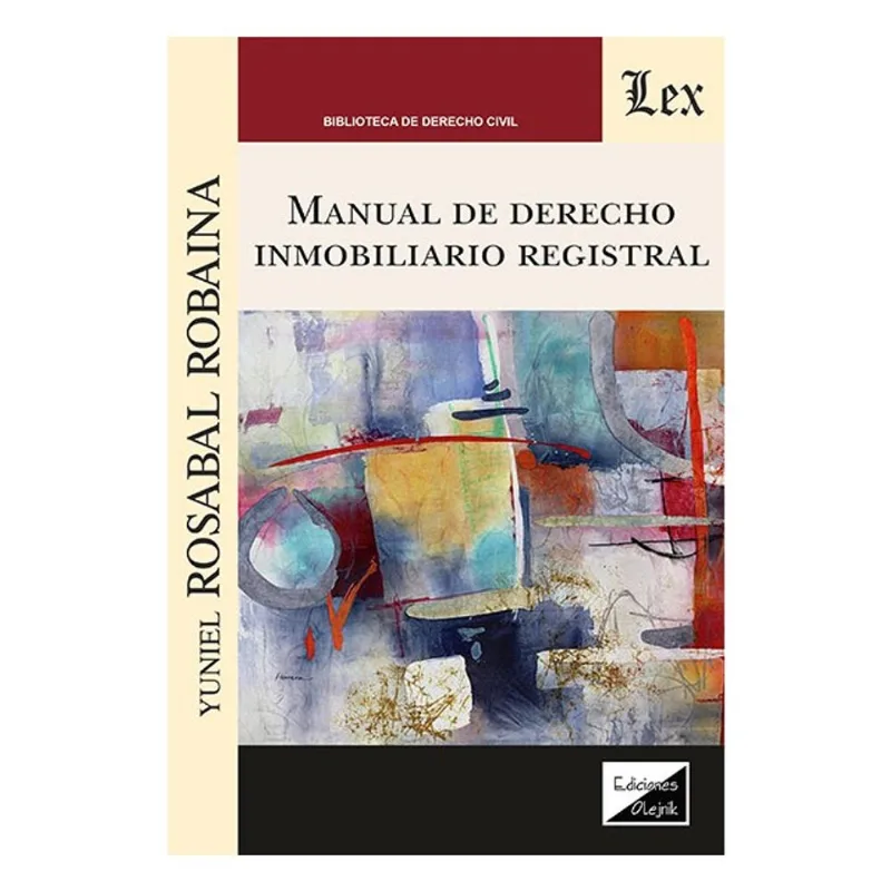 MANUAL DE DERECHO INMOBILIARIO REGISTRAL