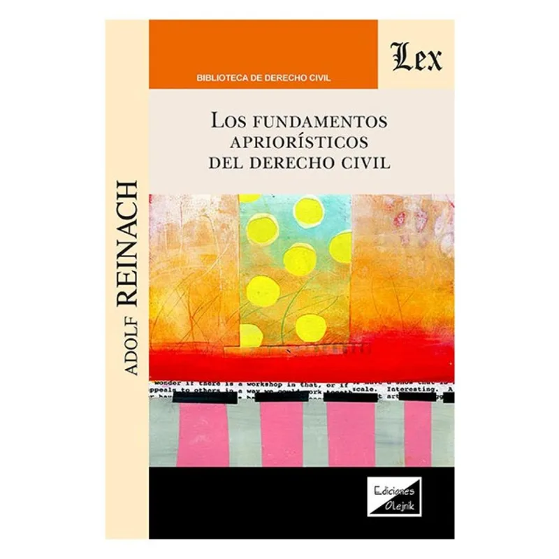 FUNDAMENTOS APRIORISTICOS DEL DERECHO CIVIL