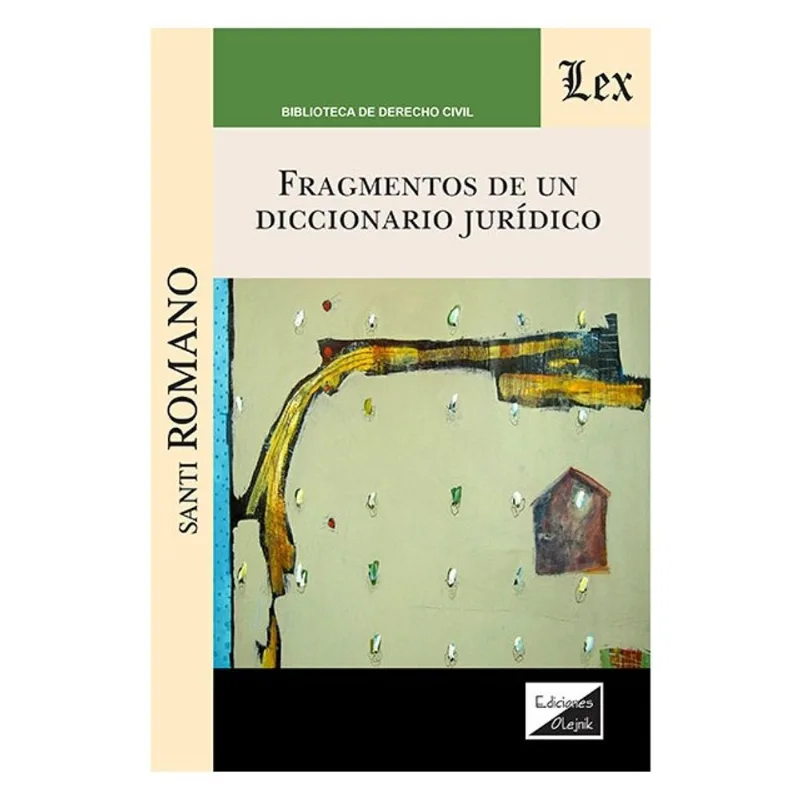 FRAGMENOS DE UN DICCIONARIO JURÍDICO