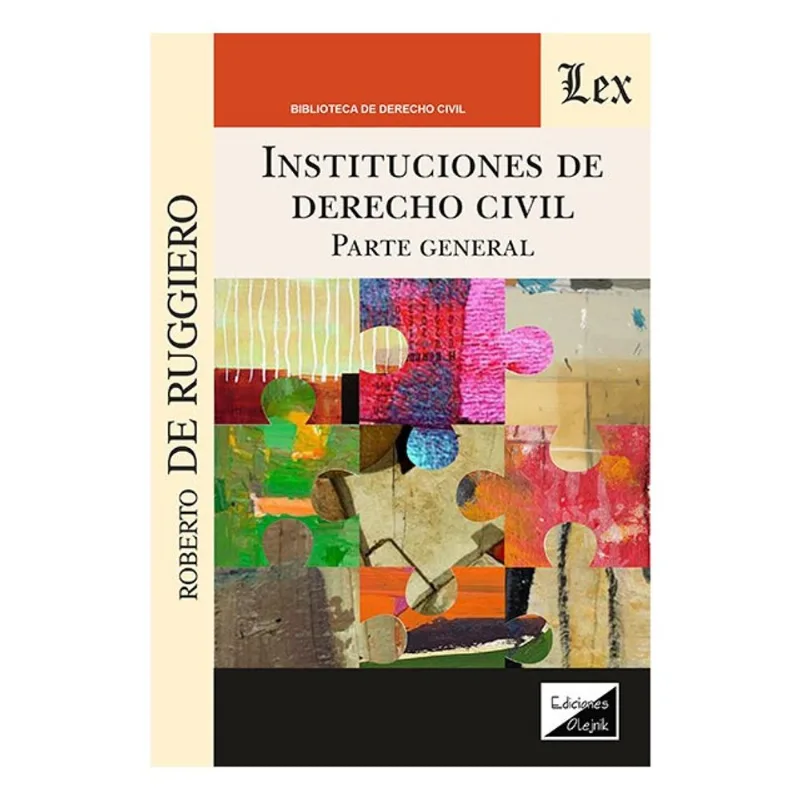 INSTITUCIONES DE DERECHO CIVIL - PARTE GENERAL