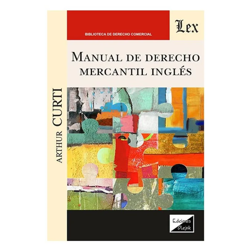MANUAL DE DERECHO MERCANTIL INGLÉS