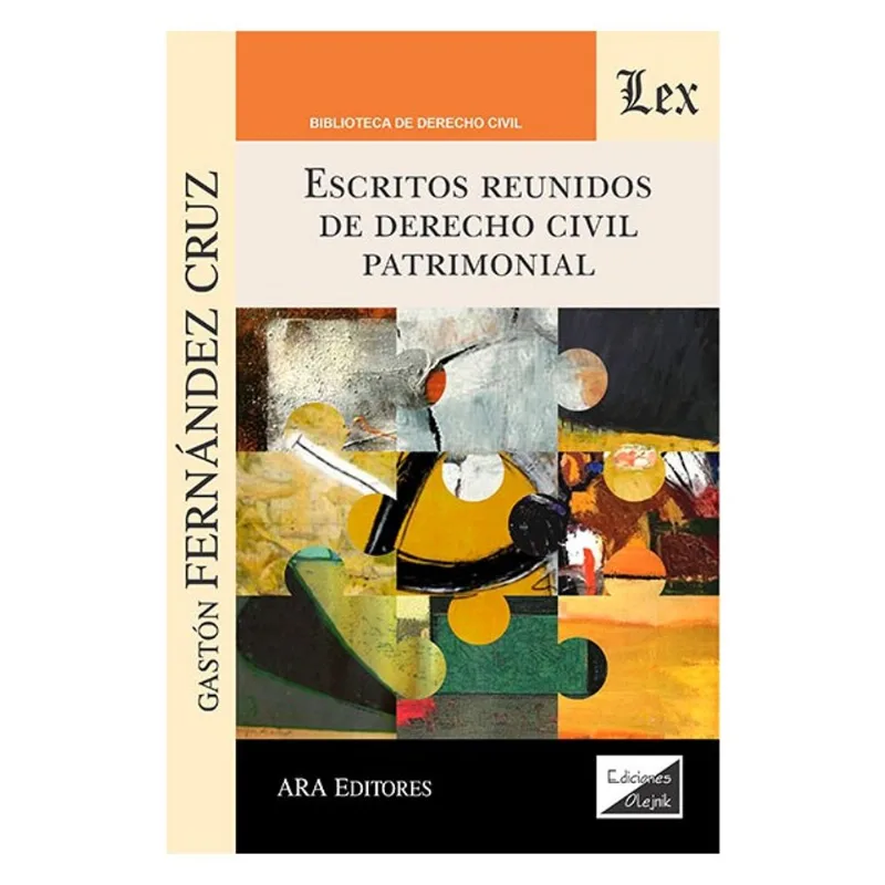 ESCRITOS REUNIDOS DE DERECHO CIVIL PATROMONIAL