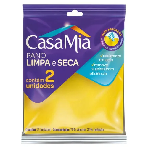 PANO CASAMIA LIMPA E SECA COM 2 REF 100132 - CASAMIA - Livros