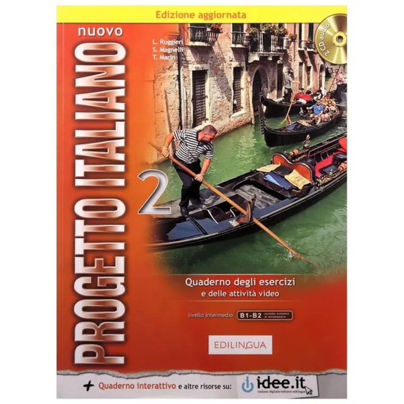 NUOVO PROGETTO ITALIANO 2 - QUADERNO DEGLI ESERZICI + CD