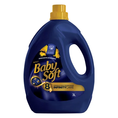 AMACIANTE DE ROUPA DILUÍDO DARK BLUE BABY SOFT INFINITY CARE GALÃO 3L - BABY SOFT - Livros