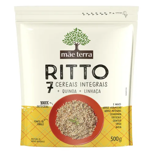 Arroz Ritto 7 Cereais Integrais 500g Mae Terra - MAE TERRA