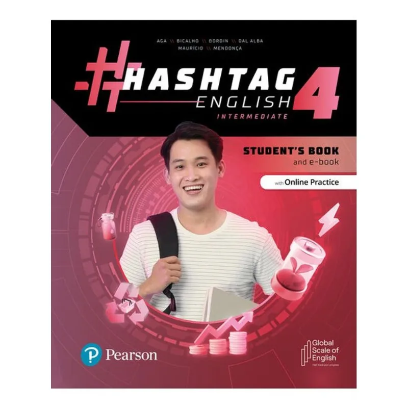 HASHTAG ENGLISH 4 INTERMEDIATE - STUDENT’S BOOK AND E-BOOK WITH ONLINE PRACTICE AND LANGUAGE BOOSTER
