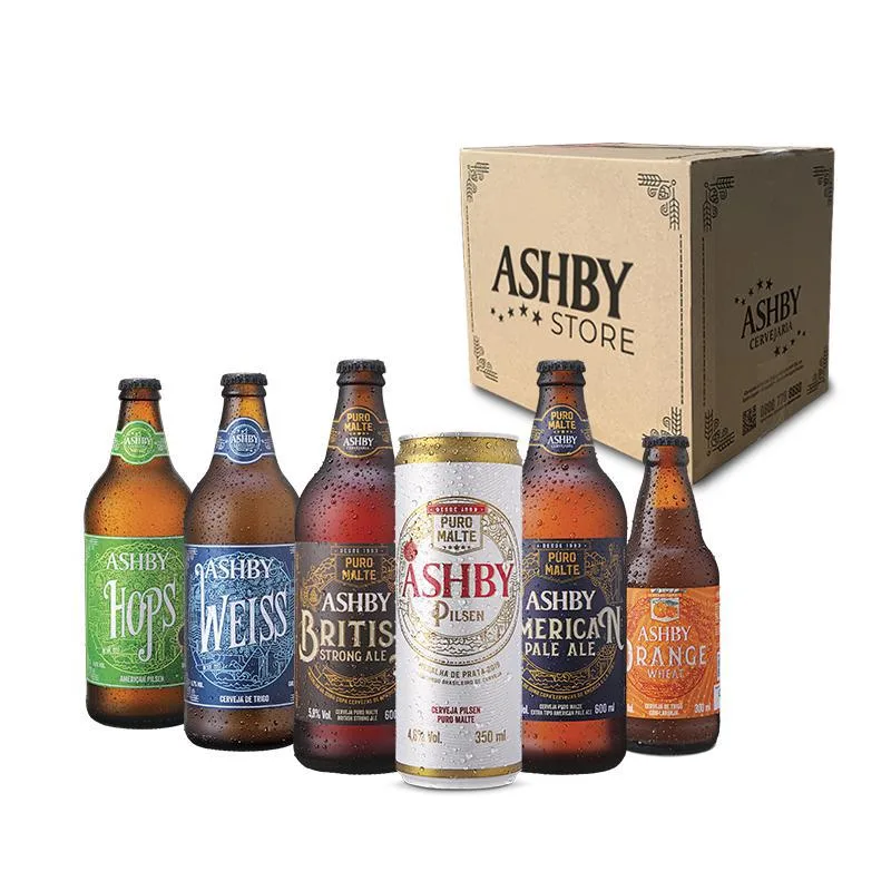 Kit Cervejas Ashby Premiadas - 7 Unidades - Não Informado