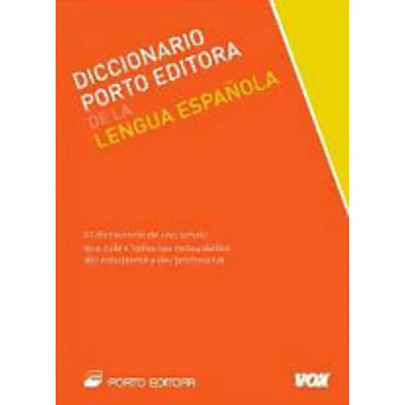 DICCIONARIO PORTO EDITORA DE LA LENGUA ESPANOLA