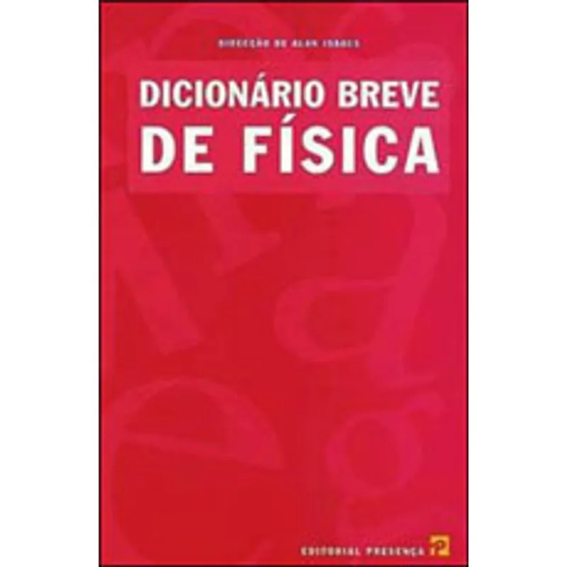 DICIONARIO BREVE DE FISICA