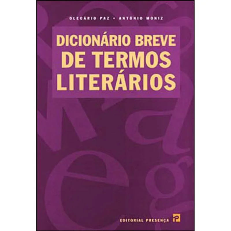 DICIONARIO BREVE DE TERMOS LITERARIOS
