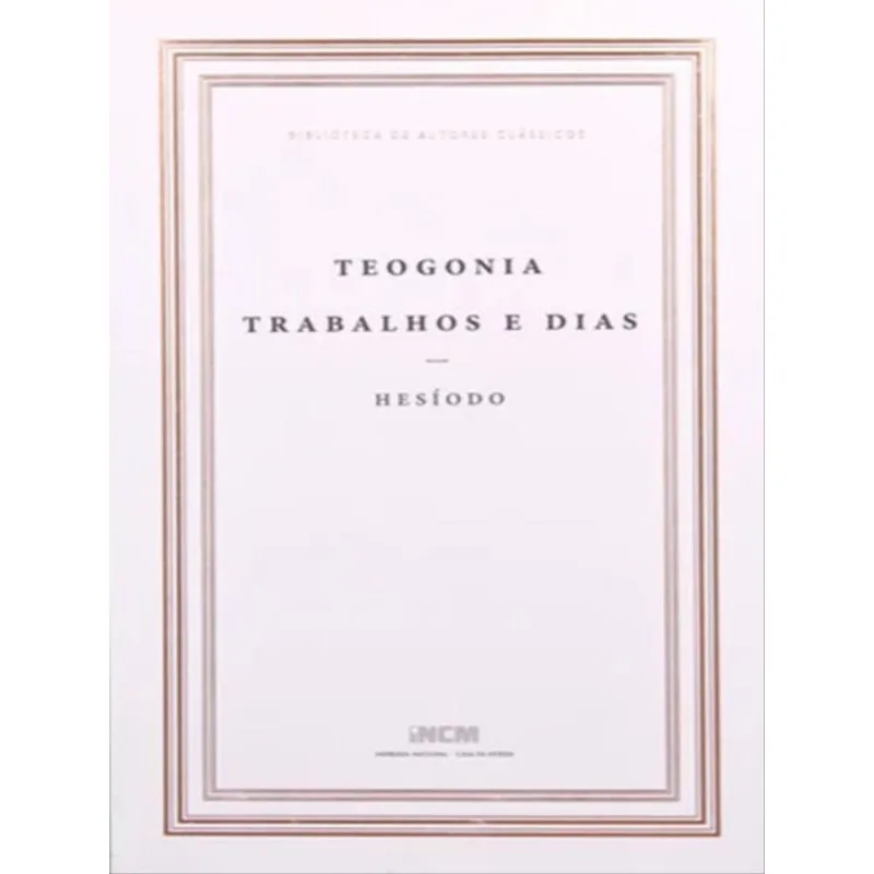 TEOGONIA - TRABALHOS E DIAS