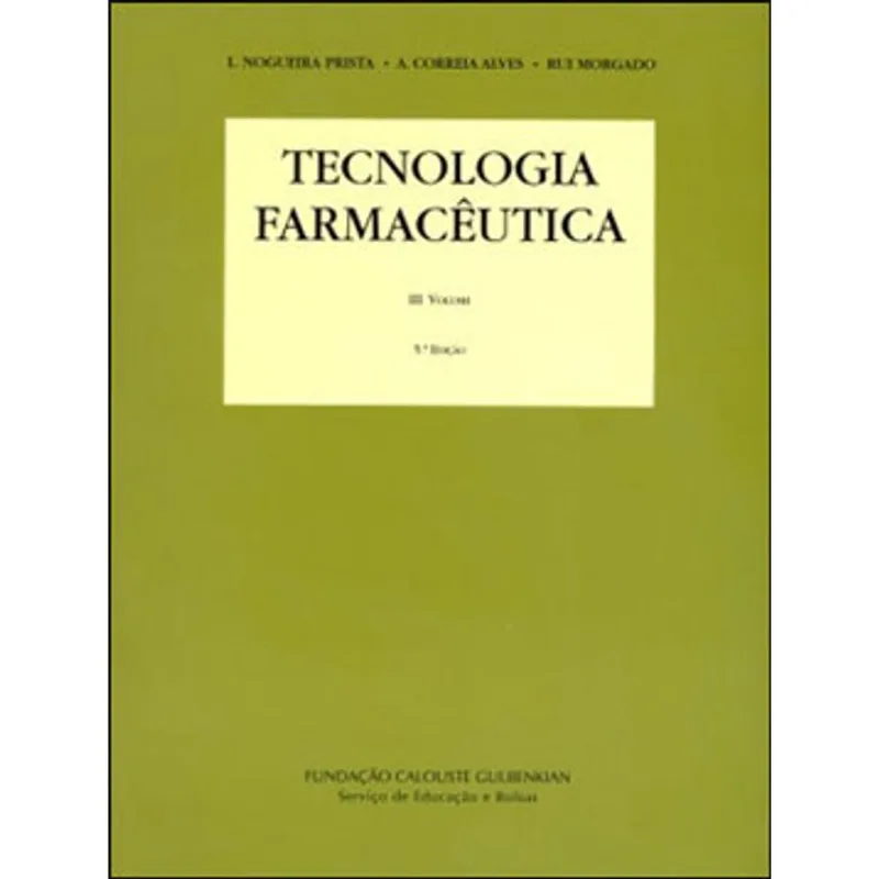 TECNOLOGIA FARMACEUTICA - VOL.3