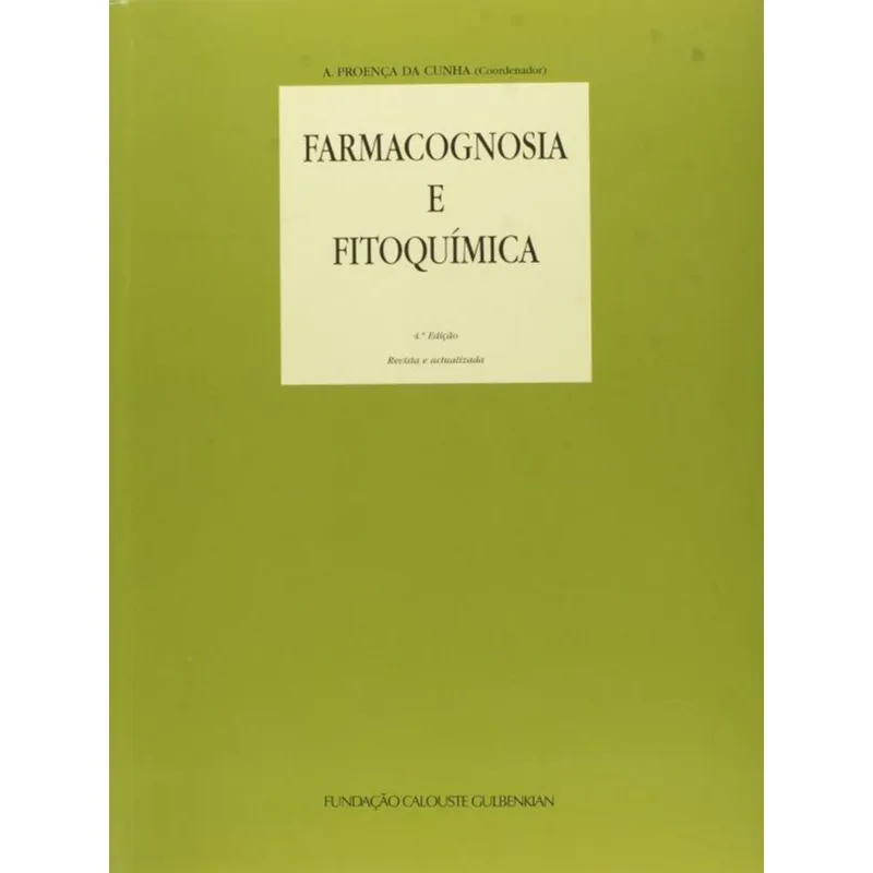 FARMACOGNOSIA E FITOQUIMICA