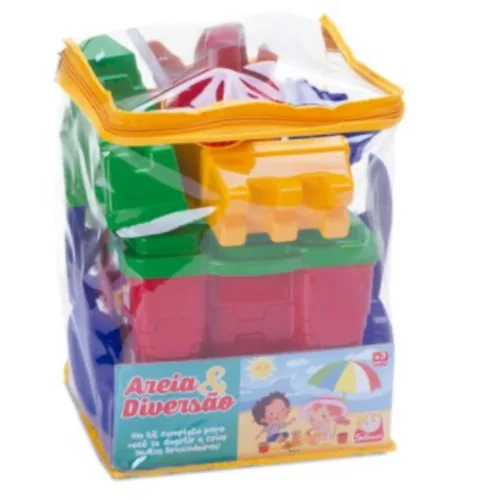 KIT SILMAR AREIA E CASTELO 9PCS REF 8020 UN - CASTELO