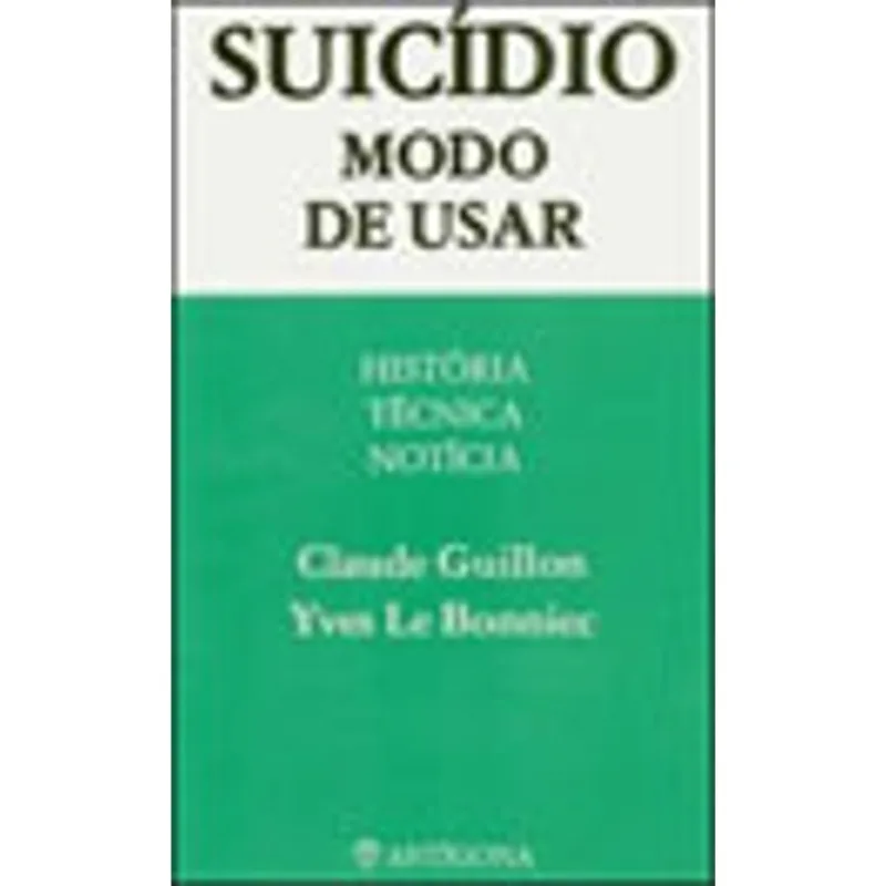 SUICIDIO - MODO DE USAR