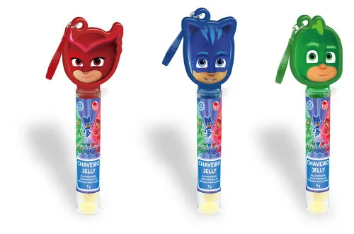 CHAVEIRO PJMASKS BALA GOMA