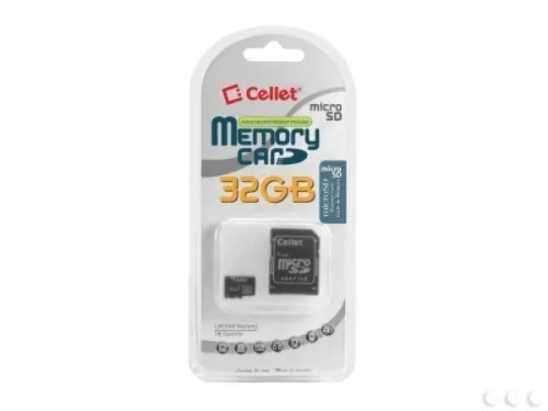 Cellet 32gb Samsung E2232 Micro Sdhc Card Is Custom Formatted For Digital High Speed, Lossless Recording Includes Standard Sd Adapter. - CELLET