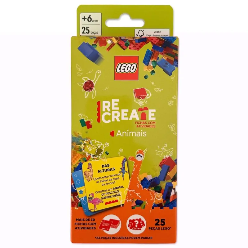 Lego Books Recreate Animais - LC - Livros