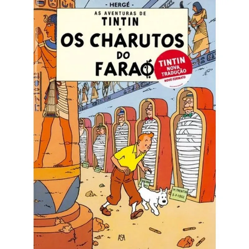 AS AVENTURAS DE TINTIN - OS CHARUTOS DO FARAÓ
