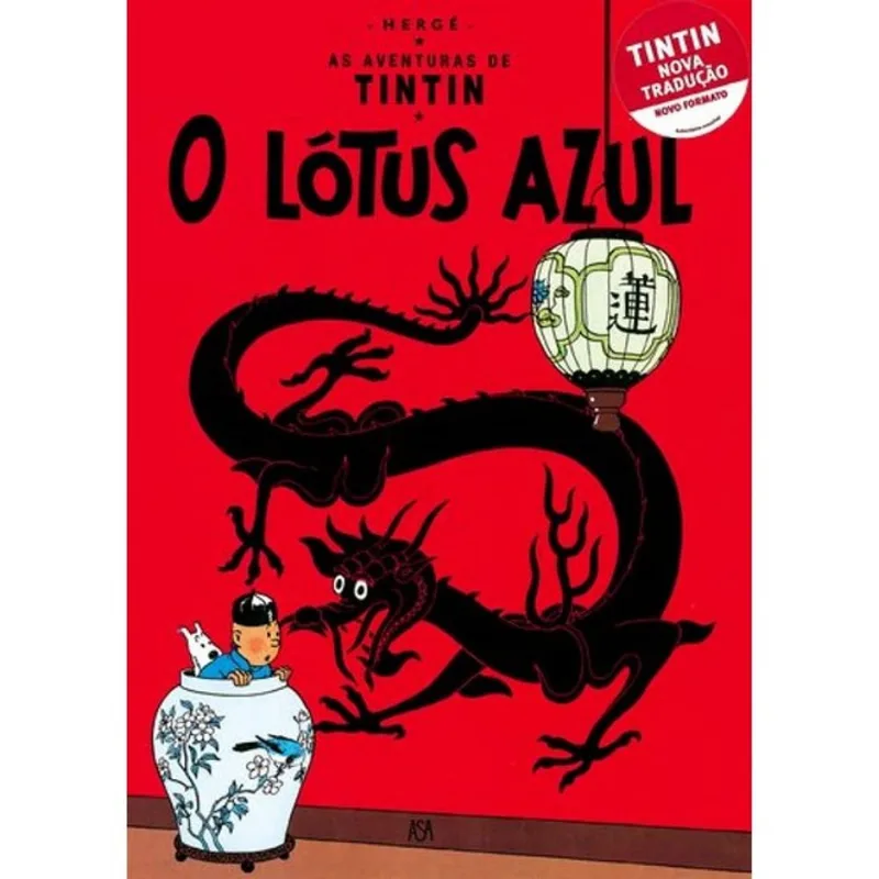 AS AVENTURAS DE TINTIN - O LÓTUS AZUL