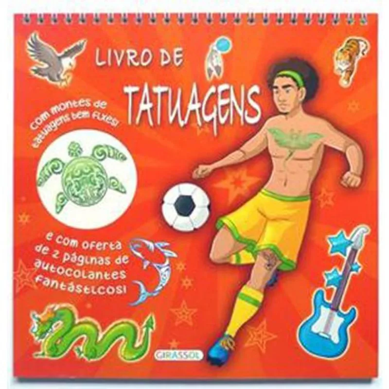 Livro Das Tatuagens Laranja Girassol Brasil (MP)